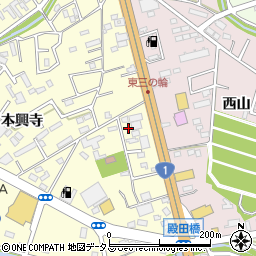 愛知県豊橋市三ノ輪町本興寺3-270周辺の地図