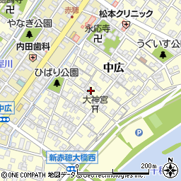 兵庫県赤穂市中広763周辺の地図