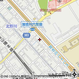 兵庫県加古川市平岡町新在家1372-1周辺の地図