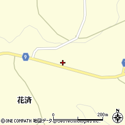 広島県神石郡神石高原町花済132周辺の地図