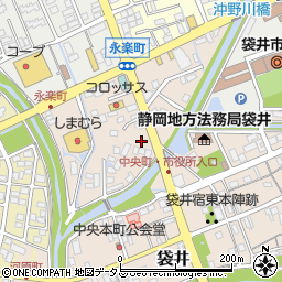 静岡県袋井市永楽町238周辺の地図