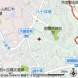 兵庫県芦屋市岩園町39-17周辺の地図