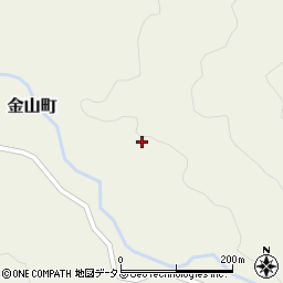 島根県益田市金山町123周辺の地図