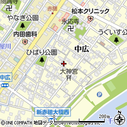 兵庫県赤穂市中広764周辺の地図