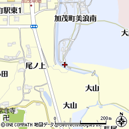 京都府木津川市加茂町美浪南44周辺の地図