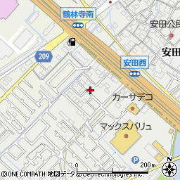 兵庫県加古川市尾上町安田594周辺の地図