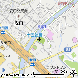 兵庫県加古川市尾上町安田422周辺の地図