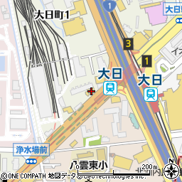 大阪ダイハツ販売守口店周辺の地図