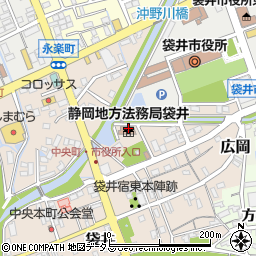 静岡県袋井市袋井366周辺の地図