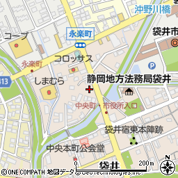 静岡県袋井市永楽町235周辺の地図