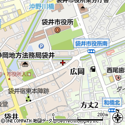 静岡県袋井市袋井345周辺の地図