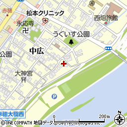 兵庫県赤穂市中広500周辺の地図