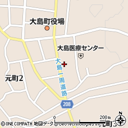 大島館周辺の地図