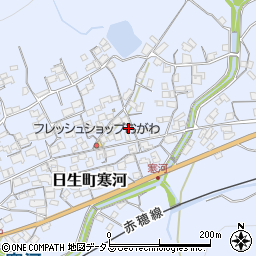 岡山県備前市日生町寒河1439周辺の地図