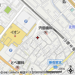 兵庫県加古川市平岡町新在家1003-2周辺の地図