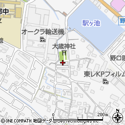 兵庫県加古川市野口町古大内451周辺の地図