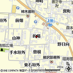京都府木津川市山城町上狛的場周辺の地図
