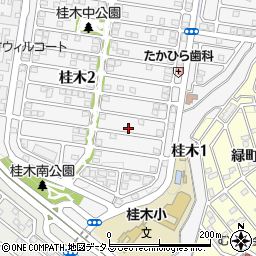 兵庫県神戸市北区桂木2丁目8-6周辺の地図