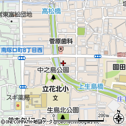 兵庫県尼崎市南塚口町7丁目35-9周辺の地図