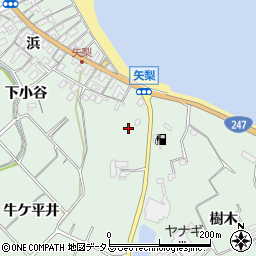 愛知県美浜町（知多郡）豊丘（牛ケ平井）周辺の地図