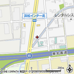 静岡県浜松市中央区貴平町25周辺の地図