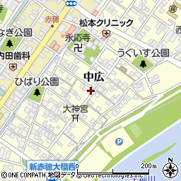 兵庫県赤穂市中広749周辺の地図