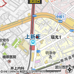 上新庄応援団勝男周辺の地図
