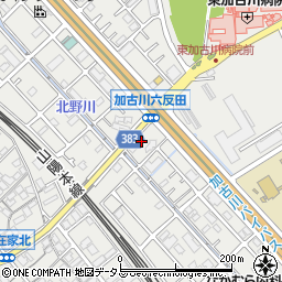 兵庫県加古川市平岡町新在家1136周辺の地図