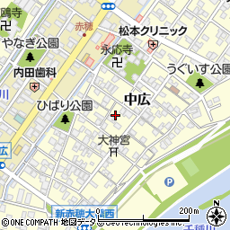 兵庫県赤穂市中広757周辺の地図