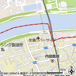 生島リバーサイドマンションＡ棟周辺の地図