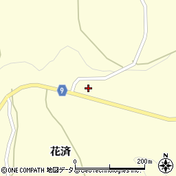 広島県神石郡神石高原町花済193周辺の地図