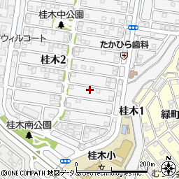 兵庫県神戸市北区桂木2丁目8-15周辺の地図