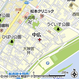 兵庫県赤穂市中広811周辺の地図