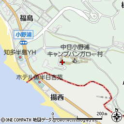 愛知県知多郡美浜町小野浦河谷周辺の地図
