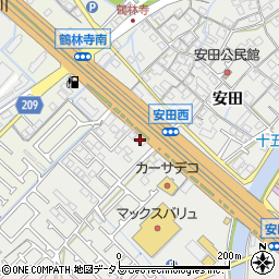 兵庫県加古川市尾上町安田602周辺の地図