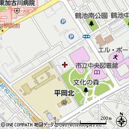 兵庫県加古川市平岡町新在家1224-12周辺の地図