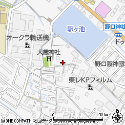 兵庫県加古川市野口町古大内467周辺の地図