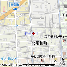 兵庫県西宮市北昭和町周辺の地図