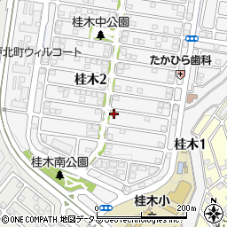 兵庫県神戸市北区桂木2丁目8-11周辺の地図