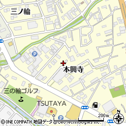愛知県豊橋市三ノ輪町周辺の地図