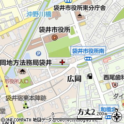 静岡県袋井市袋井326周辺の地図