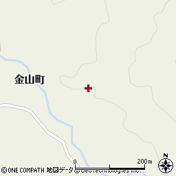 島根県益田市金山町118周辺の地図