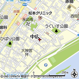 兵庫県赤穂市中広817周辺の地図