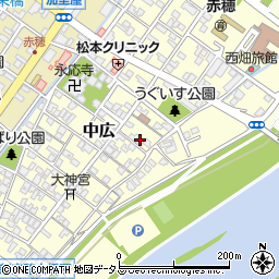 兵庫県赤穂市中広824周辺の地図