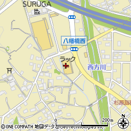 スーパーラック菊川店周辺の地図