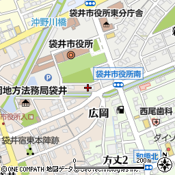 静岡県袋井市袋井322周辺の地図