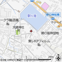 兵庫県加古川市野口町古大内476周辺の地図