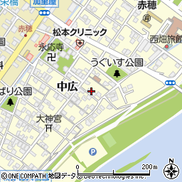 兵庫県赤穂市中広825周辺の地図
