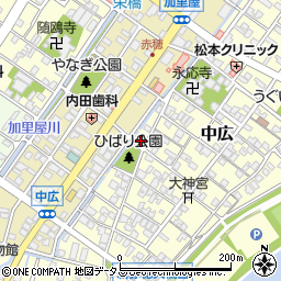 兵庫県赤穂市中広2090周辺の地図