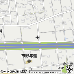 静岡県浜松市中央区市野町588周辺の地図
